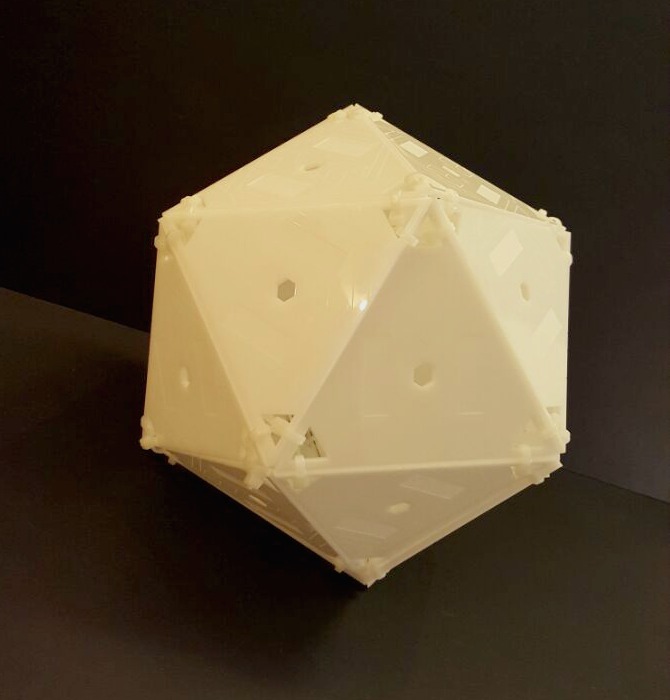Assignment #10- 3D Laser Cut Polyhedron + Pattern